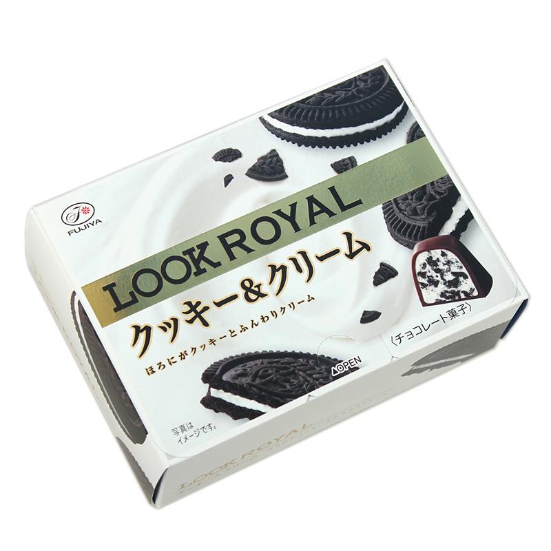 日本进口 不二家LOOK 奥利奥脆米奶油夹心巧克力52.8g 8粒0429