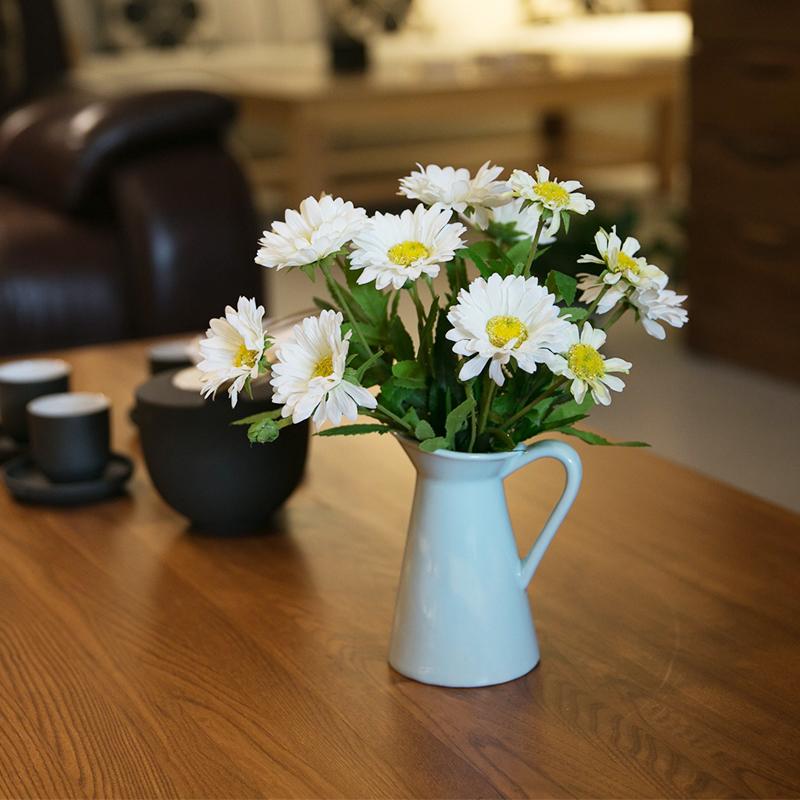 家居饰品 小清新仿真花套装 仿真绿植雏菊假花绢花装饰花 客厅