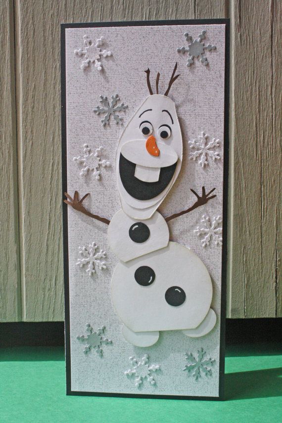 Olaf Handmade Card