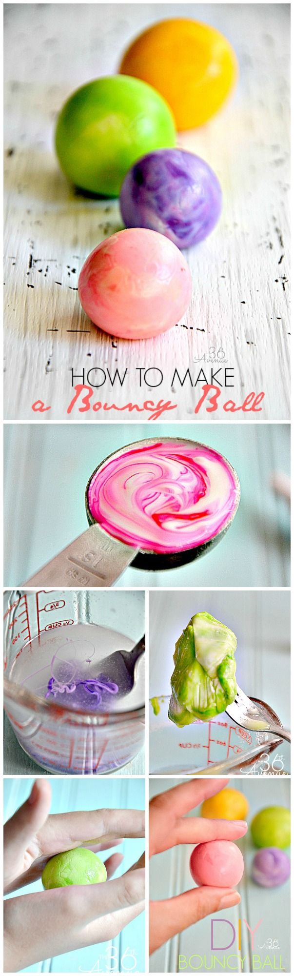 How to make a bouncy ball! Kid's favorite!