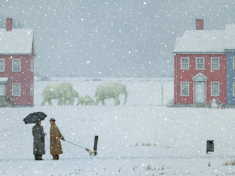 Quint Buchholz（昆特·布赫兹），德国插画大师。 1957年生于德国亚琛附近的史托堡。 师从Gerd Winner教授，学习绘画与平面设计。 1979年，布赫兹开始他的画家生涯。