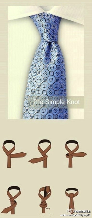 领带的9种经典打法，男生女生都看看吧！