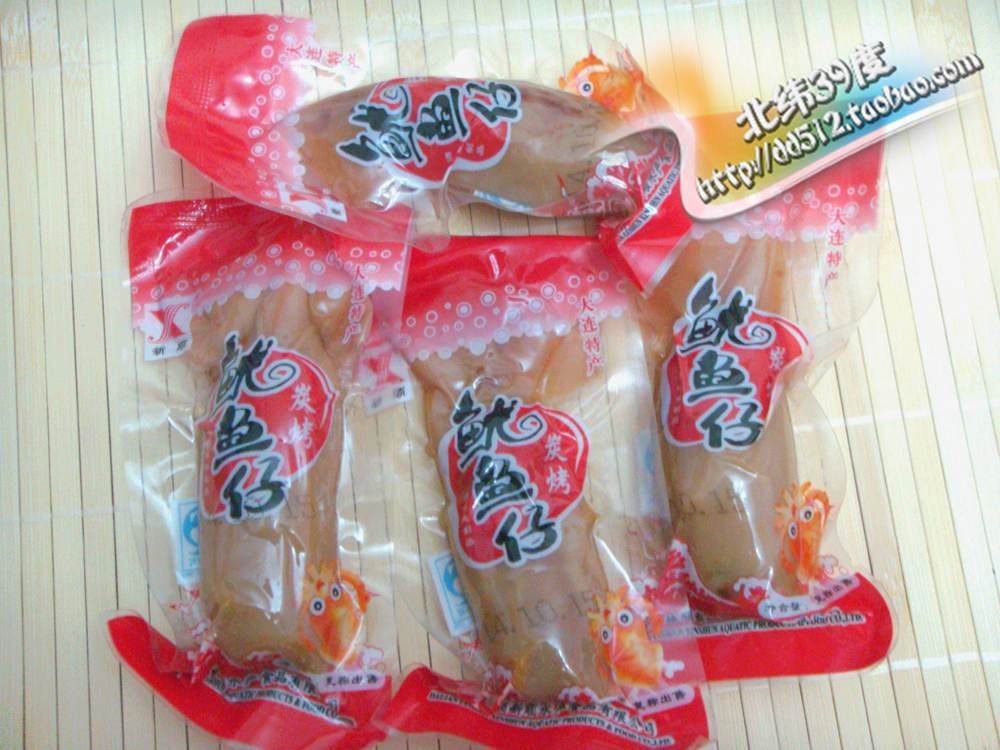 香辣大鱿鱼仔，个个带籽，很好吃