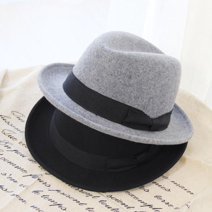 重量级超好质量羊毛礼帽 冬天男女士情侣毡帽冬季韩版爵士帽