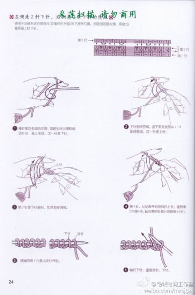 #棒针 起针 图解# 给大家分享一本专门教各种棒针起针方法的书，陆续更新。PART3