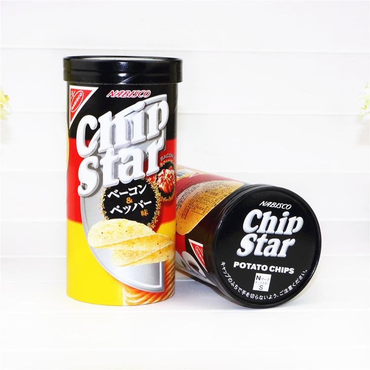 日本进口食品 NABISCO纳贝斯克chip star培根胡椒味薯片50g75g