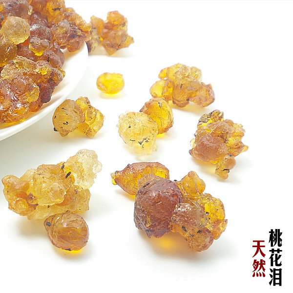 天然食用桃胶 野生特级天然桃花泪