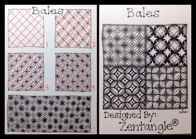 Learning Zentangle® : Tangle Pattern : Bales | Flickr – Condivisione di foto!