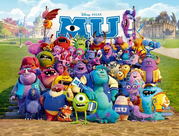 《怪兽大学》（英语：Monsters University）是2001年动画《怪兽电力公司》的前传，故事回溯到主角毛怪与大眼仔的大学时光，讲述了他们从死对头变成至真好友的冒险经历。