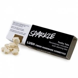 英产 LUSH 闪亮洁齿粒固体牙膏 Sparkle toothy tabs 12g