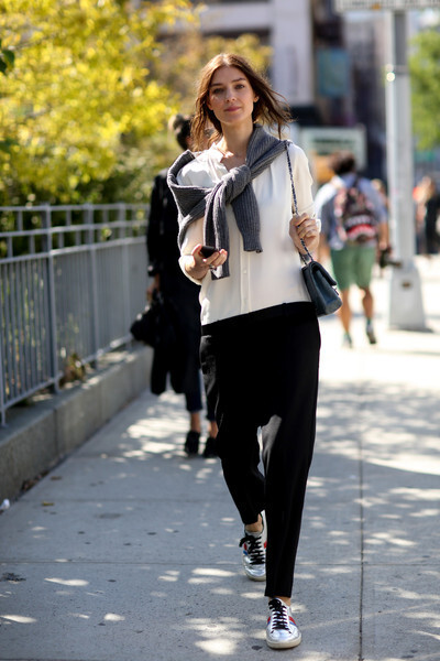 #street style##models off duty#Kati Nescher