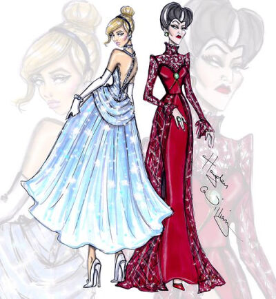 #DisneyDivas Princess vs Villainess by Hayden Williams: Cinderella &amp;amp; Lady Tremaine