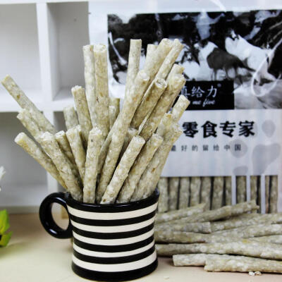 真给力宠物零食 狗磨牙训练零嘴 宠物用品狗粮 糙米蔬菜棒500g装