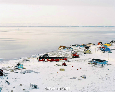 【童话中的冰雪小镇】格陵兰岛伊卢利萨特小镇，童话中的冰雪小镇。