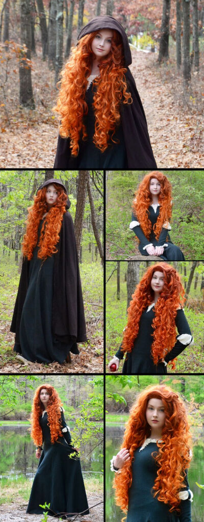 This is by far the best Merida cosplay Ive ever seen.... Holy poop she looks just like her! Check out the website to see more