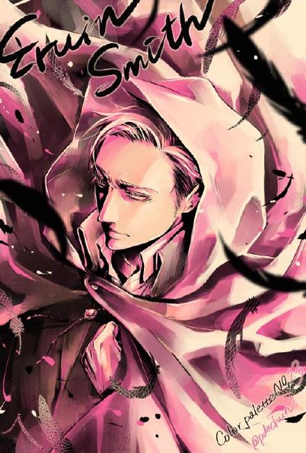 #轉推# #進擊の巨人# #埃尔文·史密斯# #團長# (*´艸｀*) 團長帥cry!! via twi:ぴで(@ pdechun)