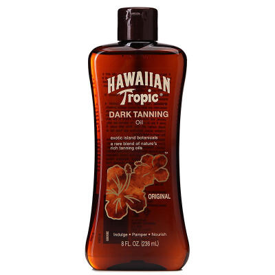 美国Hawaiian Tropic夏威夷热带美黑尊古铜色助晒油黑鬼油