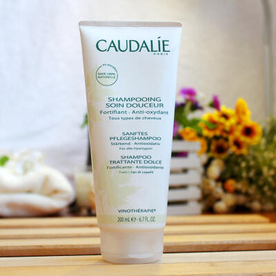 Caudalie欧缇丽泰奥菲葡萄花柔润柔顺洗发香波洗发水200ml