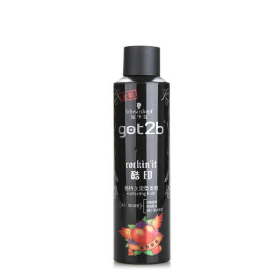  Schwarzkopf施华蔻 got2b酷印强持久定型发胶250ML PW