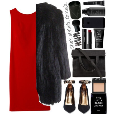 A fashion look from December 2014 featuring short dresses, sonia rykiel coat and black shoes. Browse and shop related looks.