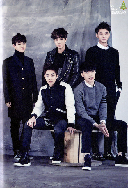 【打包】141223 #EXO# 2015 Season Greeting 中国版&amp;amp;国际版 扫图 小卡