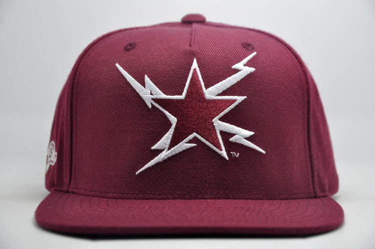 HALL OF FAME BOLTS 闪电 星星 SNAPBACK 酒红