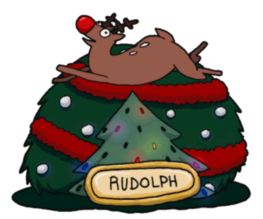 圣诞老人的驯鹿：鲁道夫（Rudolph），领头的圣诞驯鹿，有个红鼻子。鲁道夫为自己独一无二的鼻子感到非常难堪。 其他的驯鹿都笑话它，就连自己的父母兄弟也因此被嘲笑。有一年的平安夜，圣诞老人正准备驾着四只健壮的…