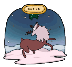 圣诞老人的驯鹿：Cupid，丘比特