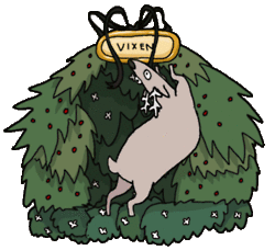 圣诞老人的驯鹿：Vixen，雌狐