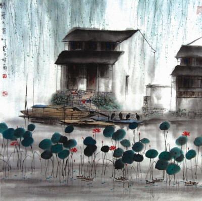 杨明义水墨画