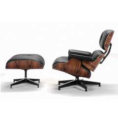 特价Eames Lounge Chair伊姆斯真皮阳台阅读休闲午休躺椅懒人睡椅