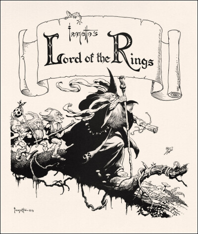 Frank Frazetta- 1975 -Lord of the Rings