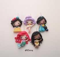 Polymer clay dollies ^___^ by elvira-creations