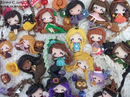 Polymer clay dolls! by elvira-creations