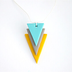 DIY Geometric Necklace Pendant