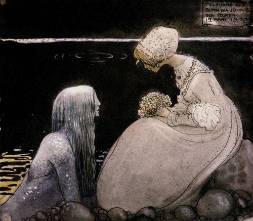 Agneta and the Sea King - John Bauer