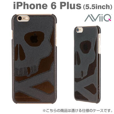 日本！美国AViiQ Jack海盗骷髅时尚立体iphone6plus硬壳