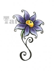 雏菊纹身图案