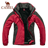 女款防风保暖登山服camel 骆驼户外服装变星屋正品休闲冲锋衣滑雪服