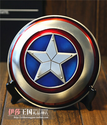 限量收藏级！纯金属打造 正版原单散货 美国队长仿真大号盾牌包邮