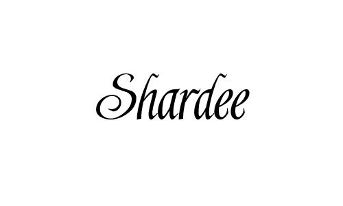 30个漂亮优雅的婚礼英文字体 Shardee