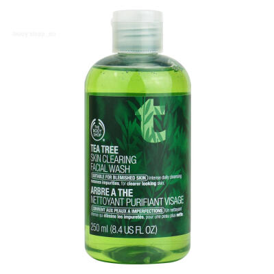 英国进口The Body Shop 茶树洁面胶250ML 控油祛痘清爽油肤质