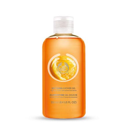 The body shop 美体小铺tbs小蜜橘身体沐浴露胶 美白舒缓 250ml