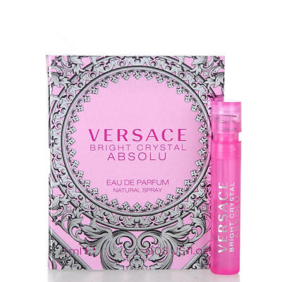 VERSACE EDP范思哲相恋明亮水晶女士香水试管小样 1ML 限量版