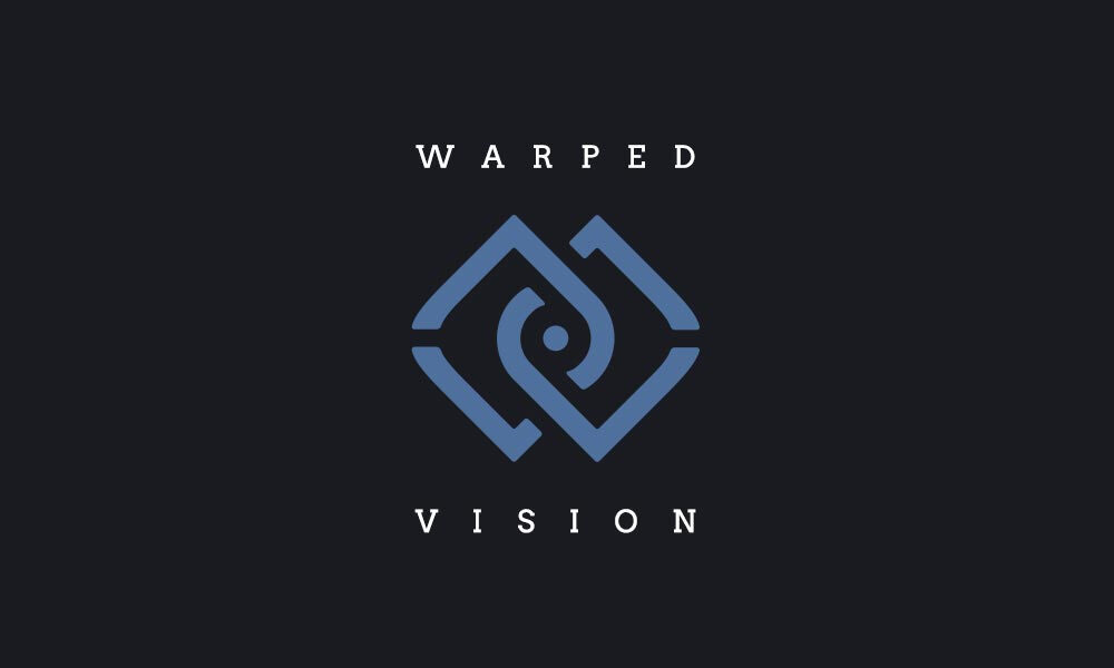 Warped Vision的LOGO使用了让人想到某些事物的抽象图形，并未给出任何关于公司具体业务的迹象。