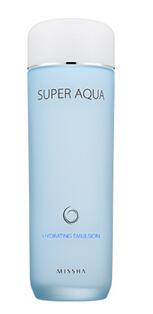 韩国Missha谜尚super aqua水清颜平衡清爽保湿乳液150ml