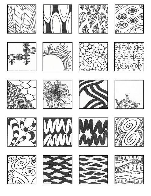 ZENTANGLE PATTERNS noncat 3 | Flickr - Photo Sharing!