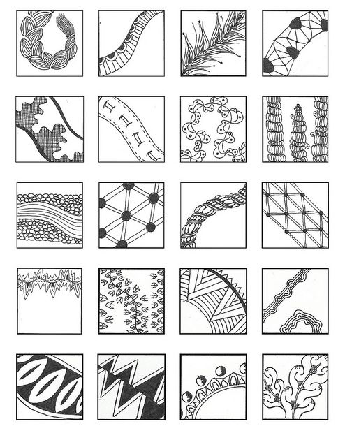 ZENTANGLE PATTERNS linear 1 | Flickr - Photo Sharing!