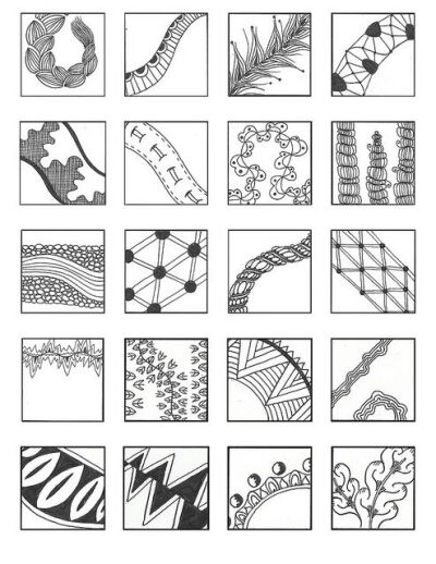 ZENTANGLE PATTERNS linear 1 | Flickr - Photo Sharing!