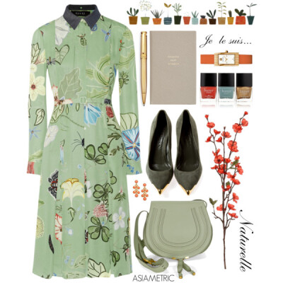 A fashion look from December 2014 featuring shirt-dress, pointed toe pumps and leather saddle bags. Browse and shop related looks.